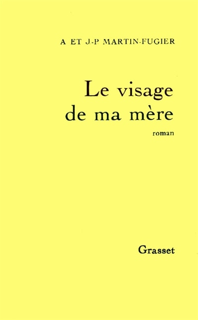Front cover_Le Visage de ma mère