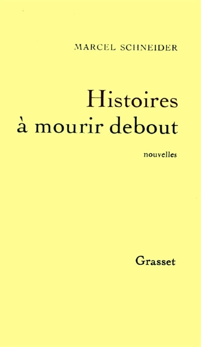 Front cover_Histoires à mourir debout