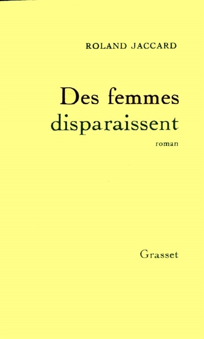 Front cover_DES FEMMES DISPARAISSENT
