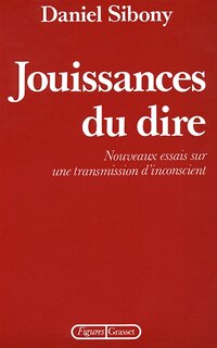 Front cover_Jouissances du dire