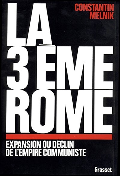 Couverture_La Troisième Rome