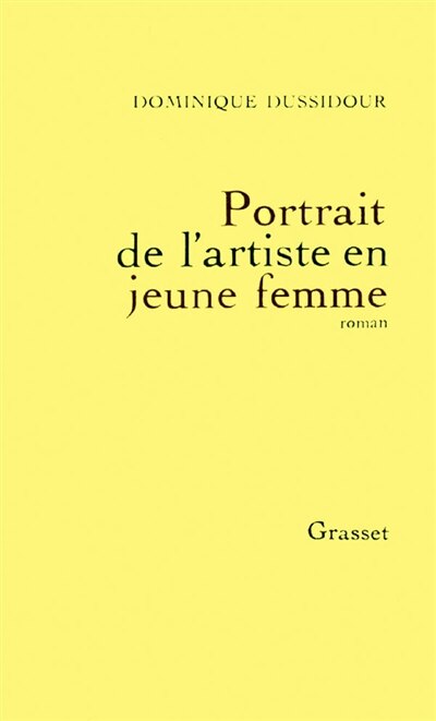Couverture_Portrait de l'artiste en jeune femme