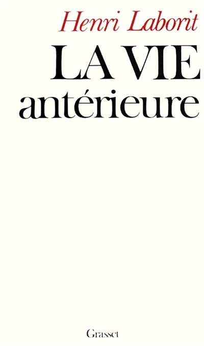 Front cover_La Vie antérieure