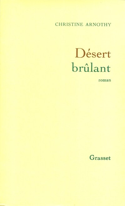 Front cover_Désert brûlant