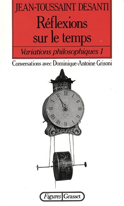 Front cover_Réflexions sur le temps