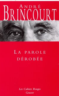 Front cover_La parole dérobée