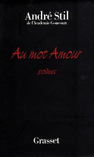 Front cover_Au mot amour