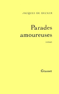 Couverture_Parades amoureuses