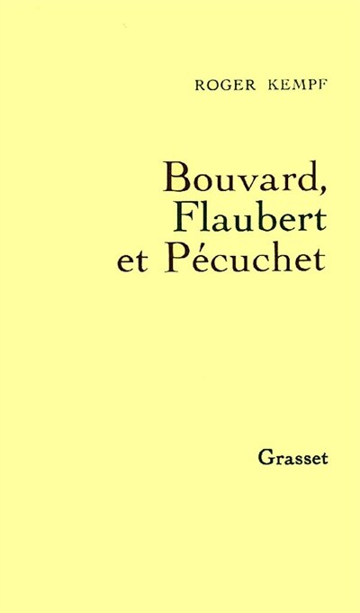 Front cover_Bouvard, Flaubert et Pécuchet