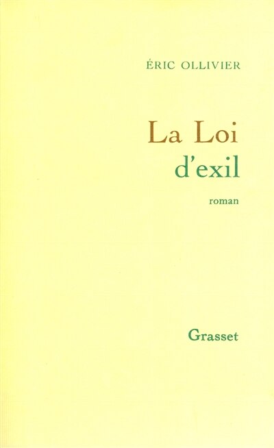 Front cover_La loi d'exil