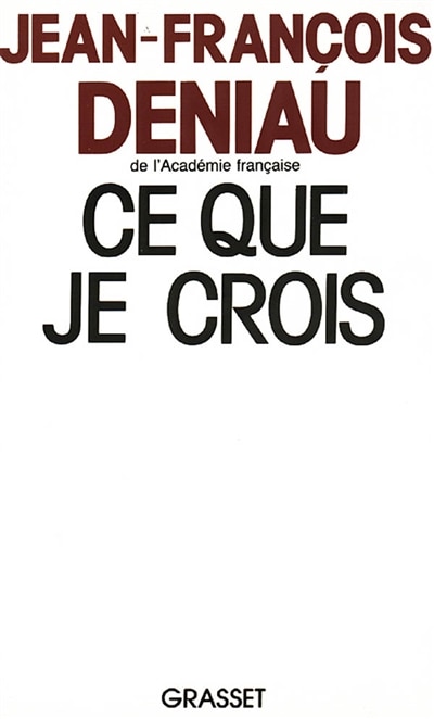 Front cover_Ce que je crois