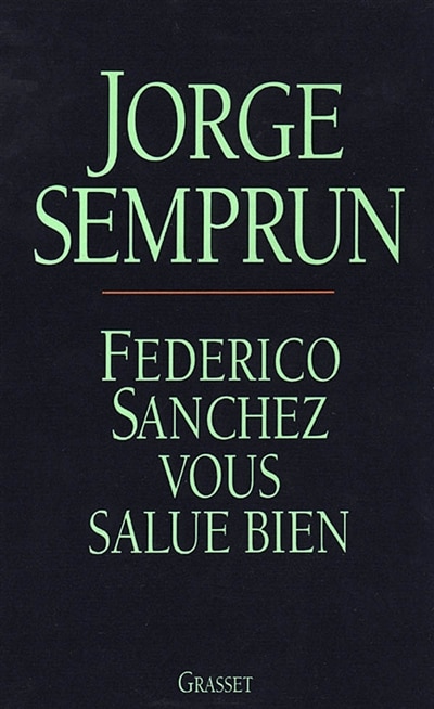 Front cover_Federico Sanchez vous salue bien