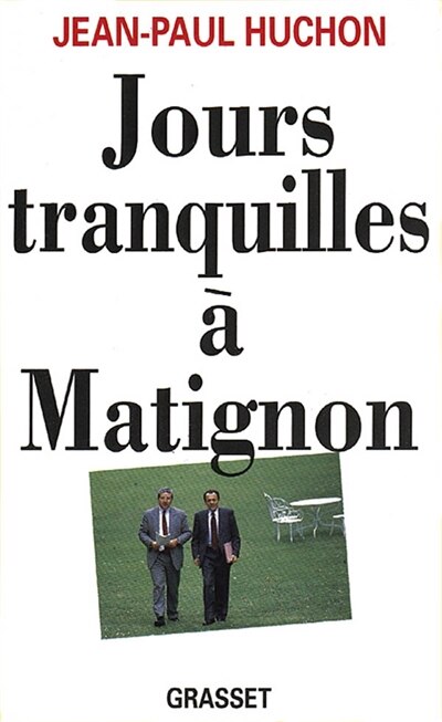 Front cover_Jours tranquilles à Matignon