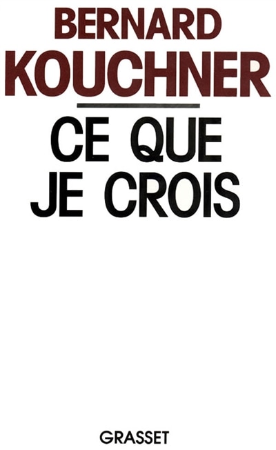 Front cover_Ce que je crois