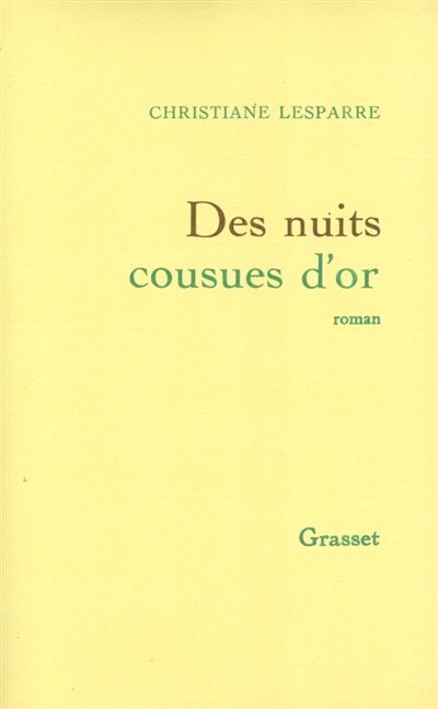 Couverture_Des nuits cousues d'or