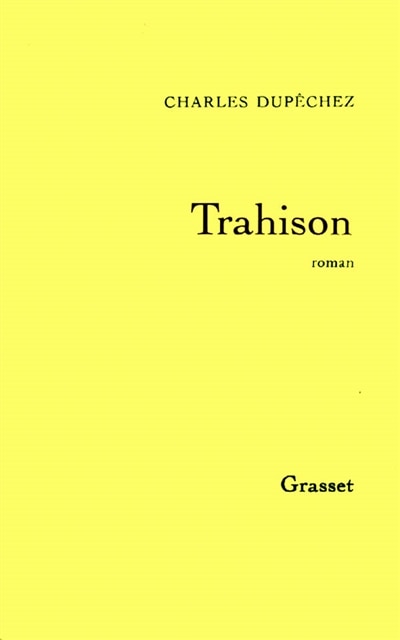Front cover_Trahison