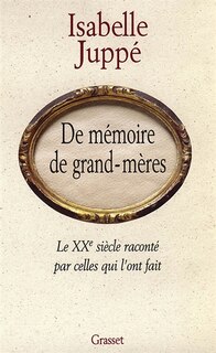 Front cover_De mémoire de grand-mères