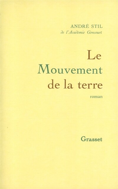 Front cover_Le mouvement de la terre