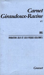 Front cover_Carnet Giraudoux-Racine, n°1