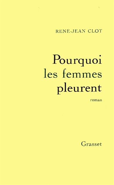 Front cover_Pourquoi les femmes pleurent