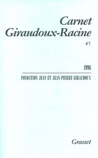 Front cover_Carnet Giraudoux-Racine, n°2