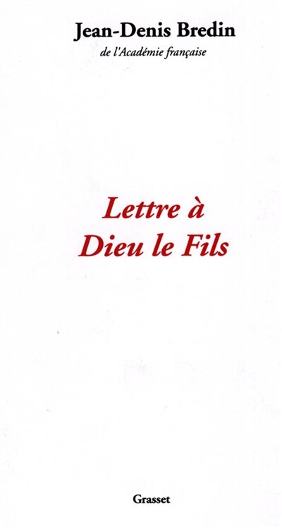 Front cover_Lettre à Dieu le Fils