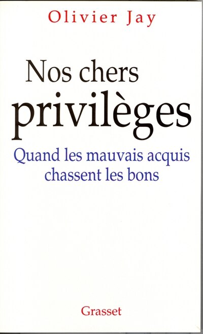 Couverture_Nos chers privilèges