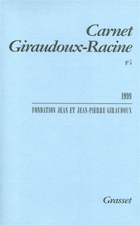 Couverture_Carnet Giraudoux-Racine, n°5