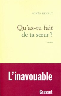 Couverture_Qu'as-tu fait de ta soeur ?