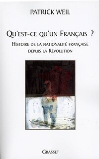 Front cover_QU'EST-CE QU'UN FRANCAIS