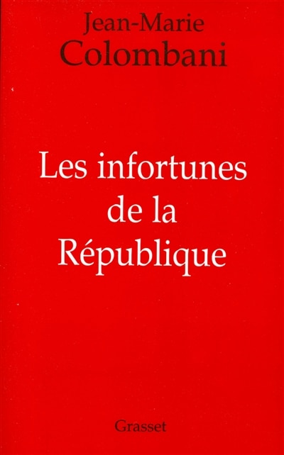 Couverture_Les infortunes de la République