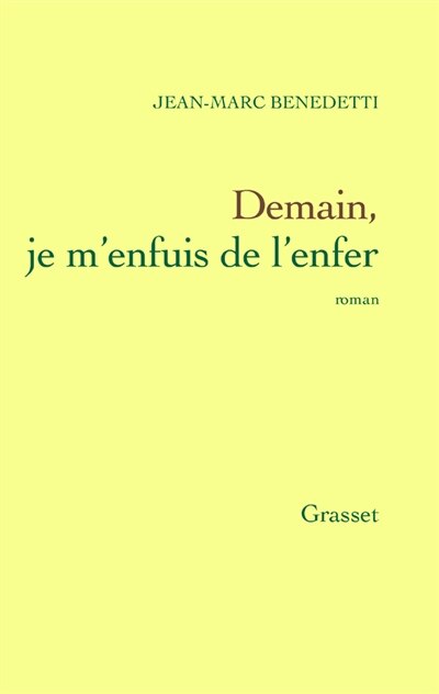 Front cover_Demain, je m'enfuis de l'enfer
