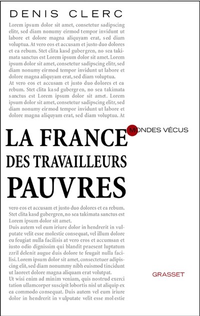 Couverture_La France des travailleurs pauvres