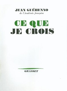 Front cover_Ce que je crois