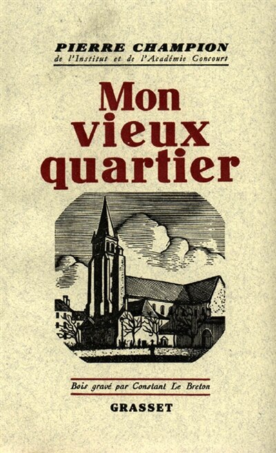 Front cover_Mon vieux quartier