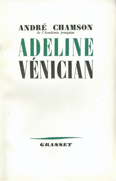 Front cover_Adeline Vénician