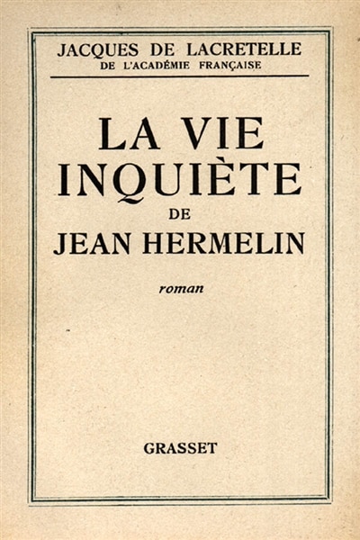 Couverture_La vie inquiète de Jean Hermelin