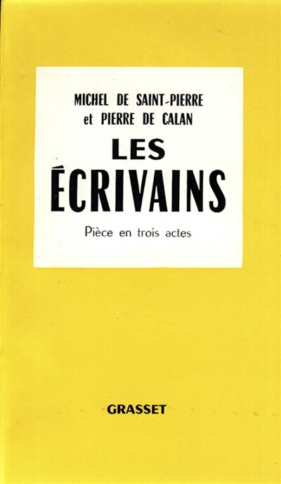 Front cover_Les &eacute;crivains