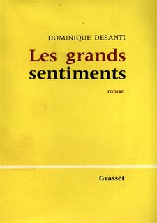 Front cover_Les grands sentiments