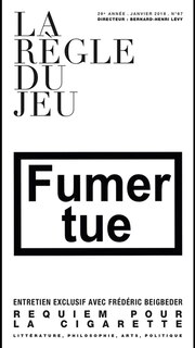 Front cover_Règle du jeu (La), n°67. Fumer tue : requiem pour la cigarette