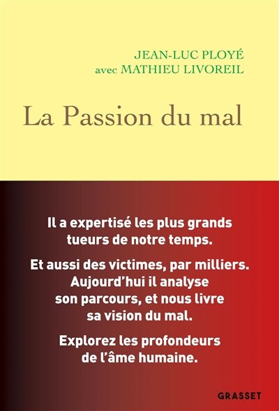 Front cover_La passion du mal