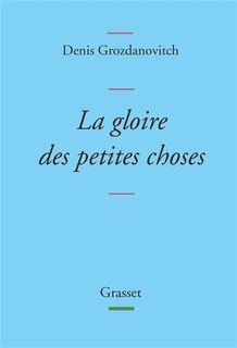Front cover_La gloire des petits choses