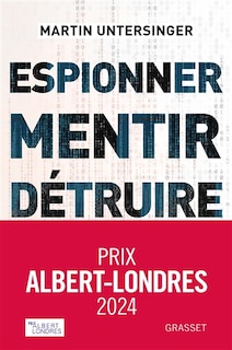 Front cover_Espionner, mentir, détruire