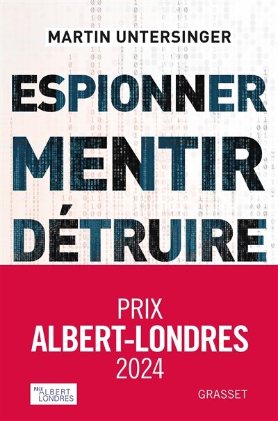 Front cover_Espionner, mentir, détruire