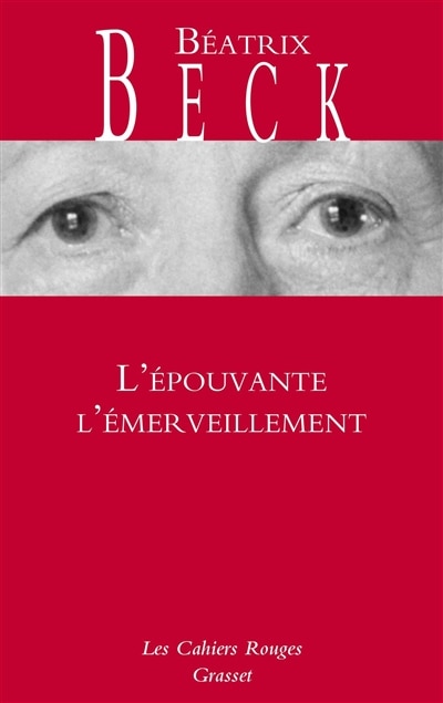 Front cover_L'épouvante, l'émerveillement