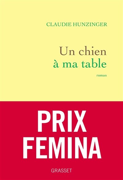Front cover_Un chien à ma table