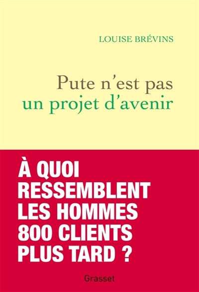 Front cover_Pute n'est pas un projet d'avenir