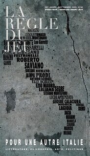 Front cover_Règle du jeu (La), n°80. Pour une autre Italie