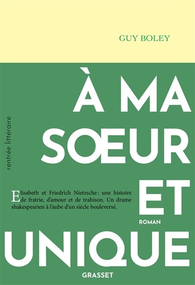 Front cover_A ma soeur et unique