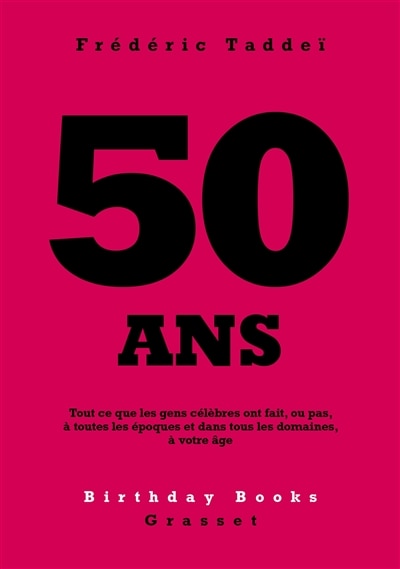 50 ANS: Tout ce que les gens célèbres ont fait, ou pas, à toutes les époques et dans tous les domaines, à votre âge